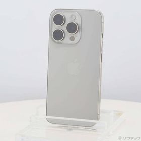 〔中古〕Apple(アップル) iPhone15 Pro 256GB ナチュラルチタニウム MTUF3J／A docomo〔269-ud〕