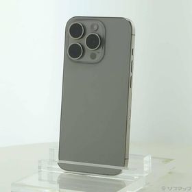 〔中古〕Apple(アップル) iPhone15 Pro 256GB ナチュラルチタニウム MTUF3J／A SIMフリー〔258-ud〕