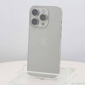 〔中古〕Apple(アップル) iPhone15 Pro 256GB ナチュラルチタニウム MTUF3J／A SIMフリー〔269-ud〕