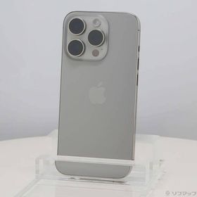 〔中古〕Apple(アップル) iPhone15 Pro 256GB ナチュラルチタニウム MTUF3J／A SIMフリー〔269-ud〕