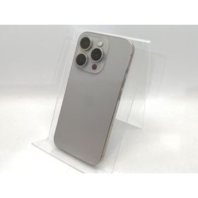 【中古】Apple 国内版 【SIMフリー】 iPhone 15 Pro 256GB ナチュラルチタニウム MTUF3J/A【高崎モントレー】保証期間１ヶ月【ランクA】