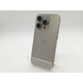 【中古】Apple 国内版 【SIMフリー】 iPhone 15 Pro 256GB ナチュラルチタニウム MTUF3J/A【柏】保証期間１ヶ月【ランクA】