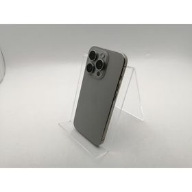 【中古】Apple 国内版 【SIMフリー】 iPhone 15 Pro 256GB ナチュラルチタニウム MTUF3J/A【千葉】保証期間１ヶ月【ランクA】