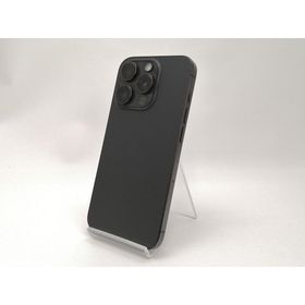 【中古】Apple 国内版 【SIMフリー】 iPhone 15 Pro 256GB ブラックチタニウム MTUC3J/A【新宿東口】保証期間１ヶ月【ランクC】