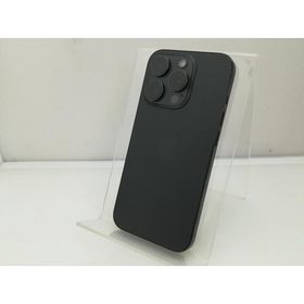 【中古】Apple SoftBank 【SIMフリー】 iPhone 15 Pro 256GB ブラックチタニウム MTUC3J/A【大須】保証期間１ヶ月【ランクC】