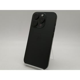 【中古】Apple 国内版 【SIMフリー】 iPhone 15 Pro 256GB ブラックチタニウム MTUC3J/A【新宿】保証期間１ヶ月【ランクB】