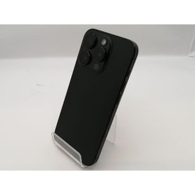 【中古】Apple 楽天モバイル 【SIMフリー】 iPhone 15 Pro 256GB ブラックチタニウム MTUC3J/A【新宿東口】保証期間１ヶ月【ランクC】