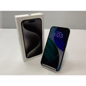 Apple iPhone 15 Pro ブラックチタニウム 256GB MTUC3J/A A3101 SIMフリー 動作確認済み 箱 付属 ▽060459