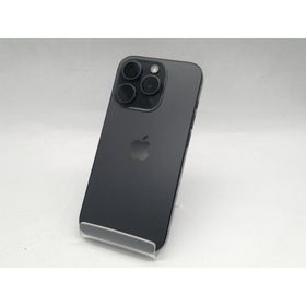【中古】Apple 国内版 【SIMフリー】 iPhone 15 Pro 256GB ブラックチタニウム MTUC3J/A【町田】保証期間１ヶ月【ランクB】