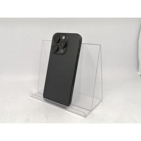 【中古】Apple 国内版 【SIMフリー】 iPhone 15 Pro 256GB ブラックチタニウム MTUC3J/A【川越クレアモール】保証期間１ヶ月【ランクC】