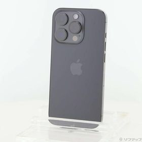 〔中古〕Apple(アップル) iPhone15 Pro 256GB ブラックチタニウム MTUC3J／A SIMフリー〔196-ud〕