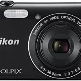 【中古】(非常に良い)Nikon デジタルカメラ COOLPIX A300 光学8倍ズーム 2005万画素 ブラック A300BK
