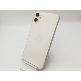 【中古】Apple SoftBank 【SIMロック解除済み】 iPhone 11 64GB ホワイト MWLU2J/A【アリオ倉敷】保証期間１ヶ月【ランクB】