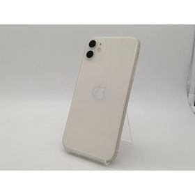 【中古】Apple au 【SIMロック解除済み】 iPhone 11 64GB ホワイト MWLU2J/A【札幌南2条】保証期間１ヶ月【ランクA】