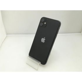 【中古】Apple SoftBank 【SIMロック解除済み】 iPhone 11 128GB ブラック MWM02J/A【大須】保証期間１ヶ月【ランクC】