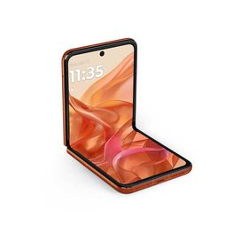 モトローラ SIMフリースマートフォン motorola razr 50 / Dimensity 7300X / 6.9インチ 12GB+512GB スプリッツオレンジ PB230002JP