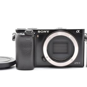 ★良品★ ソニー SONY α6000 ボディ ILCE-6000 B ブラック 《ショット数25090回・バッテリー付！》★完動品★ #A604046