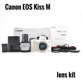 キヤノン Canon EOS Kiss M レンズセットミラーレスー眼カメラ