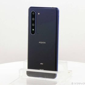 〔中古〕SHARP(シャープ) AQUOS R5G 256GB アースブルー SHG01 auロック解除SIMフリー〔269-ud〕