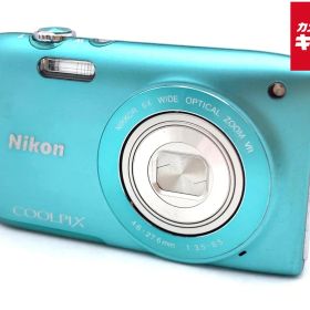 【中古】 【並品】 ニコン COOLPIX S3300 ミントグリーン