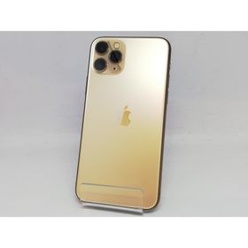 【中古】Apple SoftBank 【SIMロック解除済み】 iPhone 11 Pro 256GB ゴールド MWC92J/A【道玄坂】保証期間１ヶ月【ランクB】