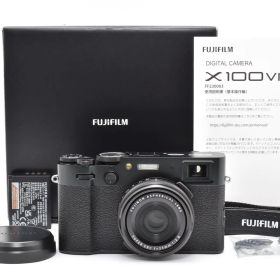 ★超極上★ フジフイルム FUJIFILM X100VI ブラック 多言語モデル 《ショット数3047回・元箱付・付属品多数》★完動品★ #A604026