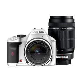 PENTAX デジタル一眼レフカメラ K-x ダブルズームキットホワイト