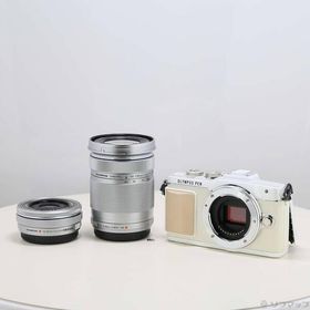 〔中古〕OLYMPUS(オリンパス) PEN Lite E-PL7 EZダブルズームキット ホワイト〔262-ud〕