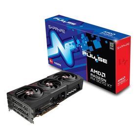 SAPPHIRE PULSERX9070XT16GB/11348-03-20G ブラック グラフィックボード