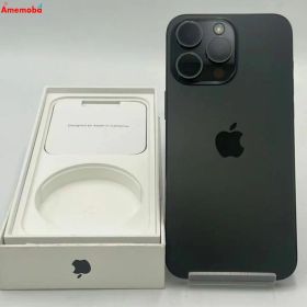【中古】iPhone15 Pro Max 256GB ブラックチタニウム MU6P3J/A AU版SIMフリ