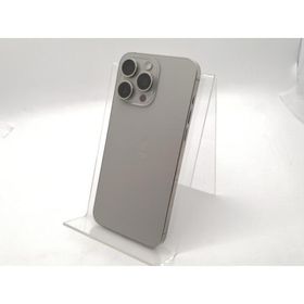【中古】Apple 国内版 【SIMフリー】 iPhone 15 Pro Max 256GB ナチュラルチタニウム MU6R3J/A【大須2】保証期間１ヶ月【ランクC】