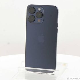 〔中古〕Apple(アップル) iPhone15 Pro Max 256GB ブルーチタニウム MU6T3J／A SIMフリー〔198-ud〕
