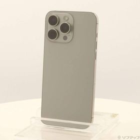 〔中古〕Apple(アップル) iPhone15 Pro Max 512GB ナチュラルチタニウム MU6W3J／A SIMフリー〔276-ud〕