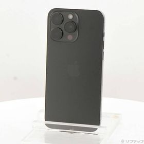 〔中古〕Apple(アップル) iPhone15 Pro Max 1TB ブラックチタニウム MU6Y3J／A SIMフリー〔198-ud〕