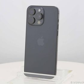 〔中古〕Apple(アップル) iPhone15 Pro Max 1TB ブラックチタニウム MU6Y3J／A SIMフリー〔349-ud〕