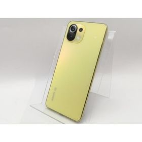 【中古】Xiaomi 国内版 【SIMフリー】 Mi 11 Lite 5G シトラスイエロー 6GB 128GB M2101K9R【津田沼】保証期間１ヶ月【ランクA】