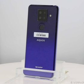 〔中古〕SHARP(シャープ) AQUOS sense4 plus 128GB パープル SH-M16 SIMフリー〔305-ud〕