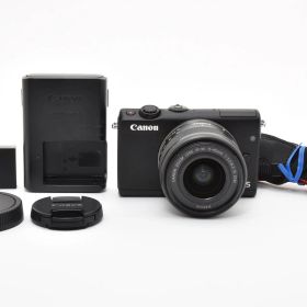 【返品保証】美品｜Canon EOS M100 EF-M15-45 IS STM レンズキット ブラック #C260518-02