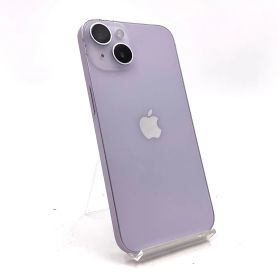【全額返金保証】【最速発送】 iPhone 14 128GB パープル SIMフリー 白ロム 動作確認済 77%