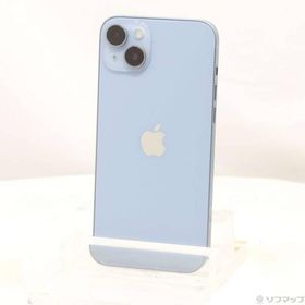 〔中古〕Apple(アップル) iPhone14 Plus 128GB ブルー MQ4H3J／A SIMフリー〔198-ud〕