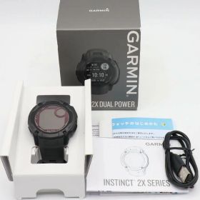 GARMIN Instinct 2X Dual Power Graphite 010-02805-22 スマートウォッチ ガーミン インスティンクト デュアルパワー 本体 【中古】