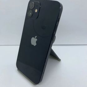 【中古・バッテリー劣化・画面キズ有・フレームキズ有】iPhone 12 128GB ブラック SIMロック解除済