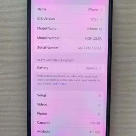 Apple iPhone 12 128GB ブラック