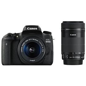 Canon デジタル一眼レフカメラ EOS 8000D ダブルズームキット EF-S18-55mm/(中古品)