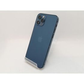 【中古】Apple docomo 【SIMロック解除済み】 iPhone 12 Pro 128GB パシフィックブルー MGM83J/A【津田沼】保証期間１ヶ月【ランクC】