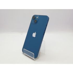 【中古】Apple 楽天モバイル 【SIMフリー】 iPhone 13 128GB ブルー MLNG3J/A【立川フロム中武】保証期間１ヶ月【ランクB】