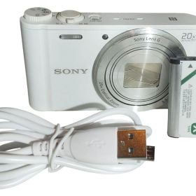 【美品・動作確認済】SONY Cyber-shot DSC-WX350 ブラック 20倍ズーム Wi-Fi搭載 コンデジ