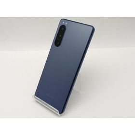 【中古】SONY docomo 【SIMフリー】 Xperia 5 IV 8GB 128GB SO-54C ブルー【三宮センター】保証期間１ヶ月【ランクC】