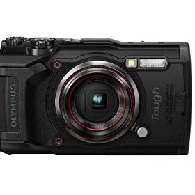 OM SYSTEM/オリンパス OLYMPUS デジタルカメラ Tough TG-6 ブラック 1200万画素CMOS F2.0 15m 防水 100kgf耐荷重 GPS 内蔵Wi-Fi TG-6BLK
