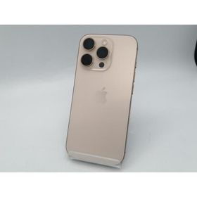 【中古】Apple 国内版 【SIMフリー】 iPhone 16 Pro 128GB デザートチタニウム MYMX3J/A【広島本通】保証期間１ヶ月【ランクB】